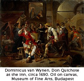 Don Quichote at the inn